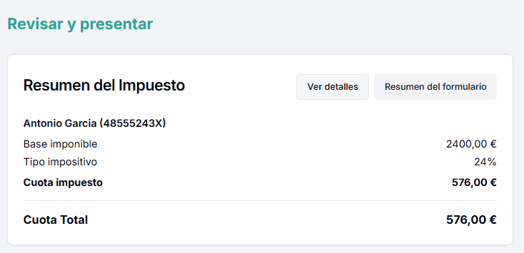 3. Revisa, paga y presenta